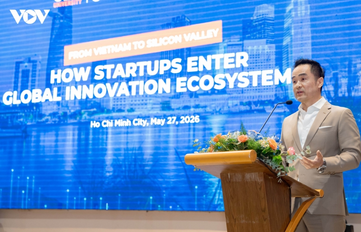 Louis Nguyen, chairman and CEO of Saigon Asset Management, speaks at the forum