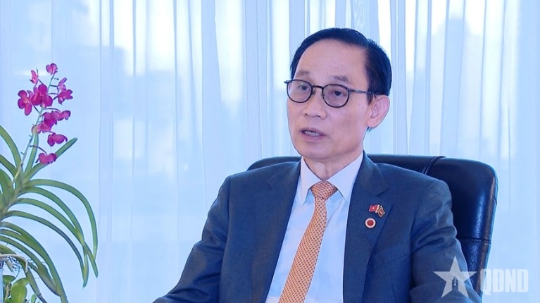 Politburo member and Foreign Minister Le Hoai Trung (Photo: qdnd.vn)