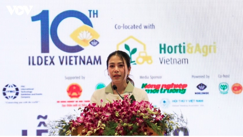 Thai Consul General in Ho Chi Minh City Wiraka Moodhitaporn speaks at the opening ceremony
