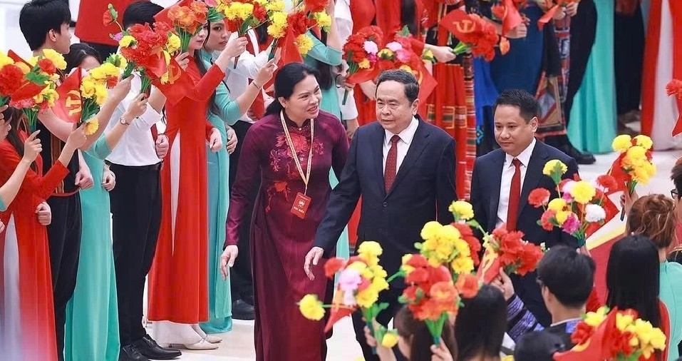 National Assembly Chairman Tran Thanh Man is present at the event  (Photo: VNA)