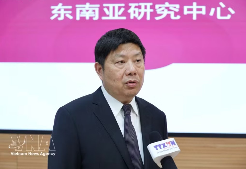 Professor Xu Liping, Director of the Centre for Southeast Asian Studies at the National Institute of International Strategy under the Chinese Academy of Social Science (CASS), in an interview granted to the Vietnam News Agency (Photo: VNA)