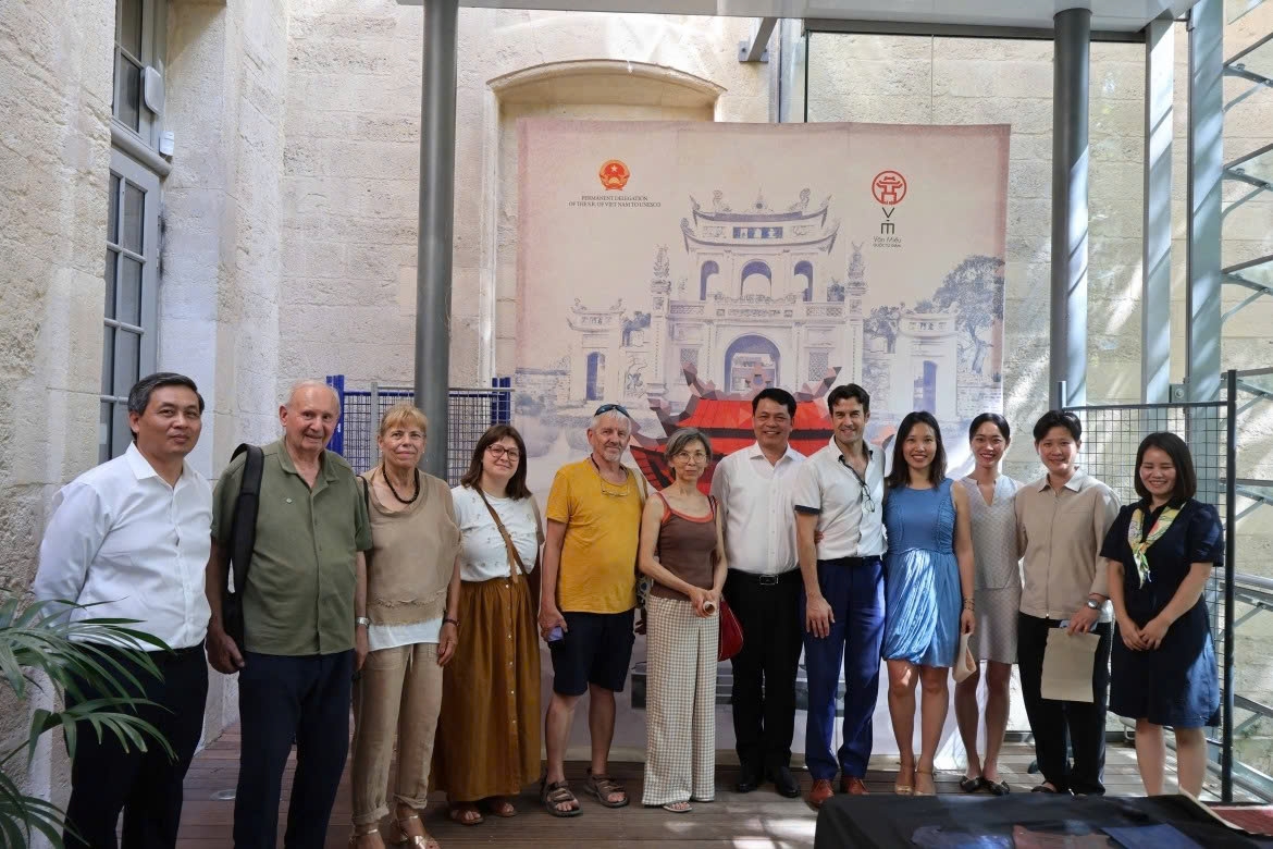 Delegates attend the events held at the Saint-Charles campus of Paul-Valéry Montpellier 3 University on June 22. (Photo of Centre for Cultural and Scientific Activities of the Temple of Literature)