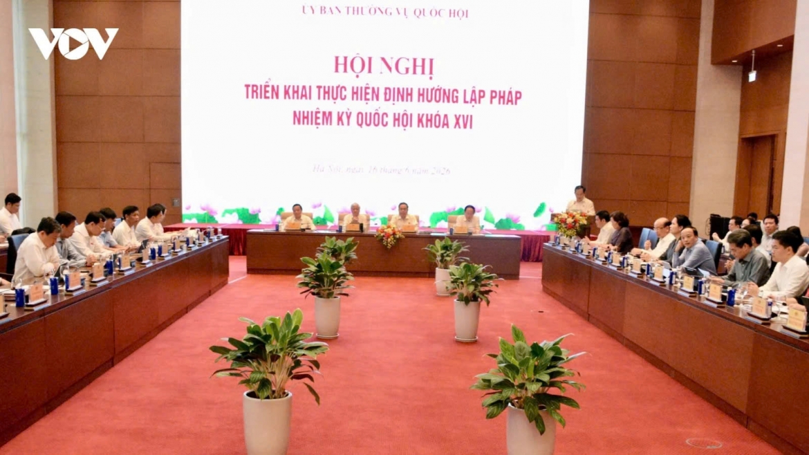 The National Assembly of Vietnam has identified 171 key legislative tasks for its 16th tenure, focusing on constitutional review, institutional reform, and a development-oriented approach to lawmaking, at a conference in Hanoi on June 16