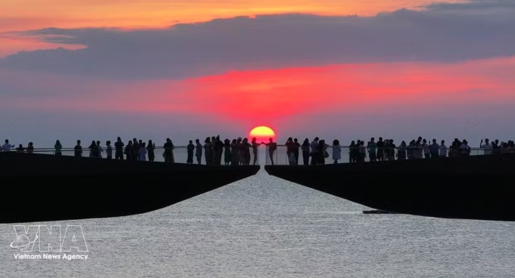 Kiss Bridge in Phu Quoc special zone, An Giang province. (Photo: VNA)
