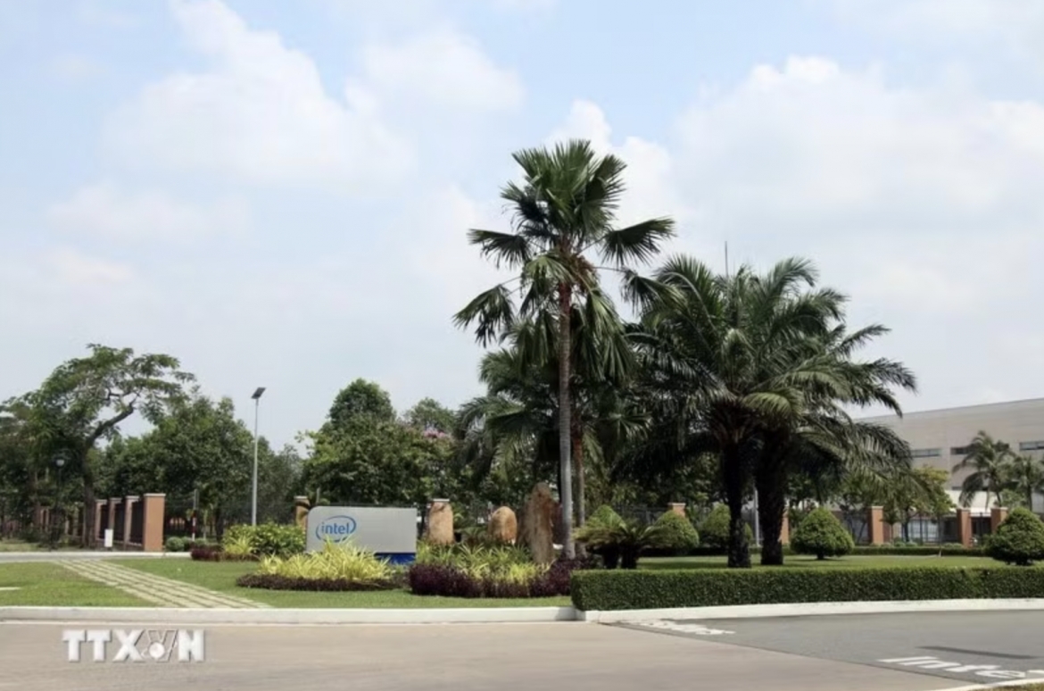 The factory area of ​​Intel, a major investor in the Ho Chi Minh City High-Tech Park (Photo: VNA)