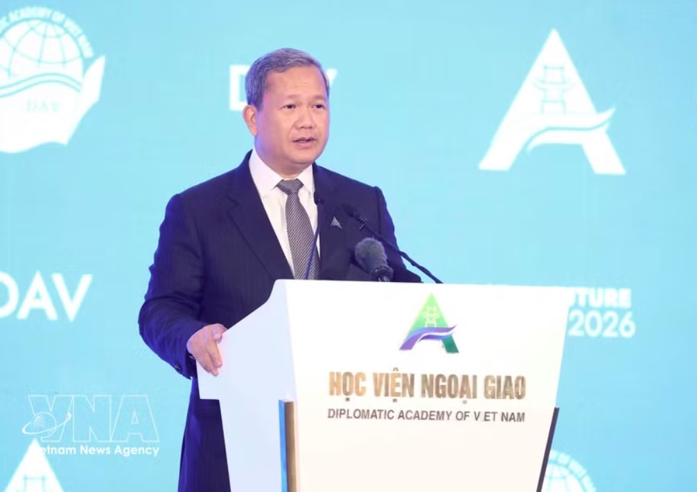Cambodian PM Hun Manet addresses the opening session of the ASEAN Future Forum 2026 on June 9. (Photo: VNA)