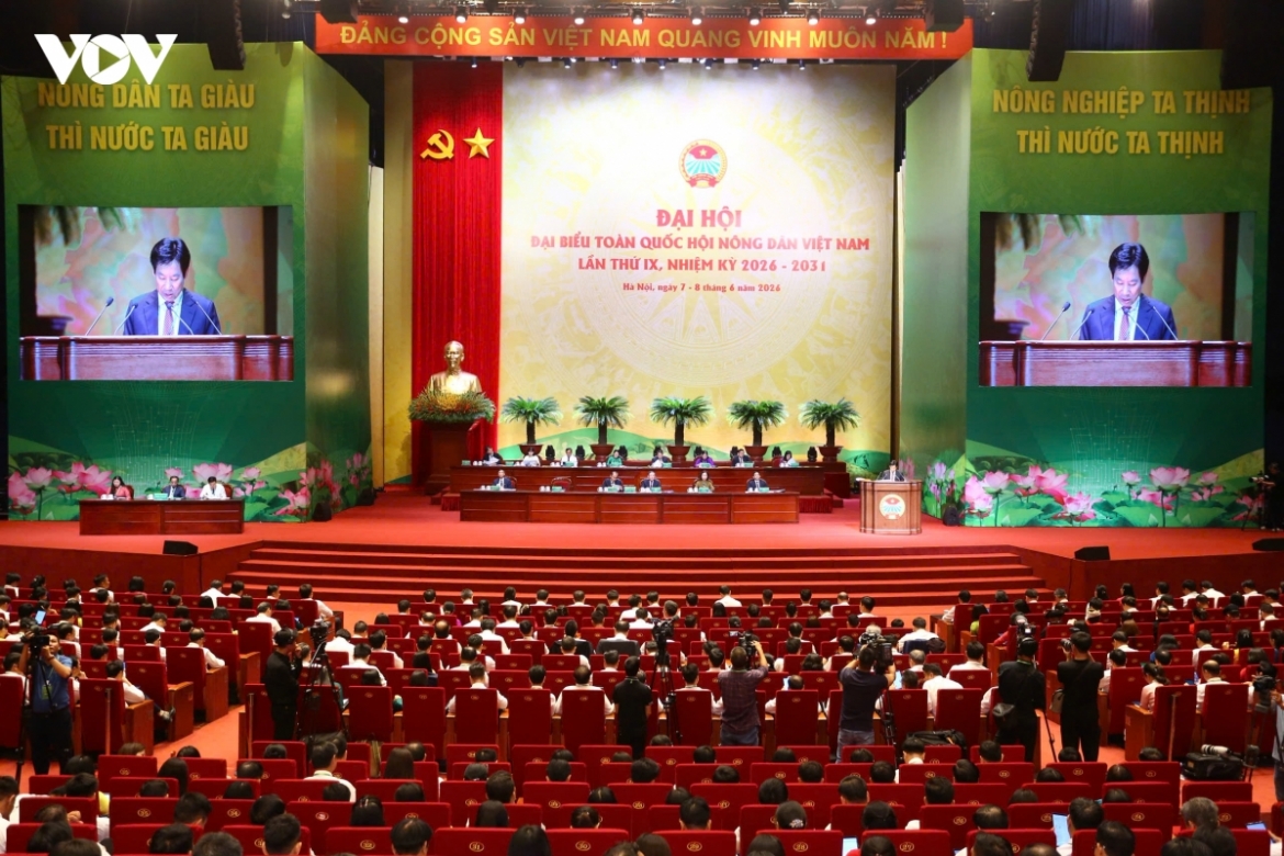 The opening session of the 9th National Congress of the Vietnam Farmers' Union