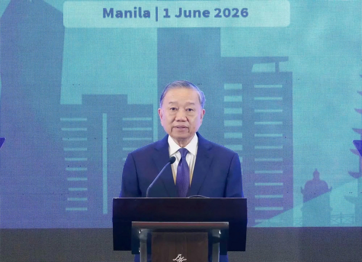 Party General Secretary and President To Lam speaks at the forum (Photo: VNA)