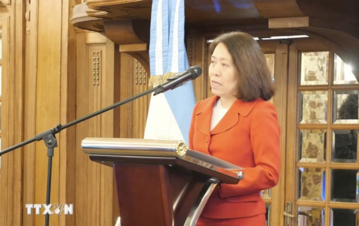 Vietnamese Ambassador to Argentina Ngo Minh Nguyet. (Photo: VNA)