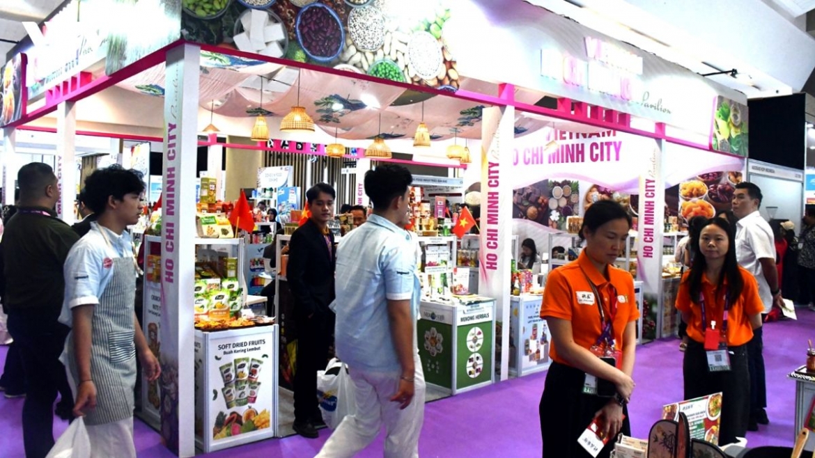 Vietnamese products on display at Sial Interfood, Indonesia