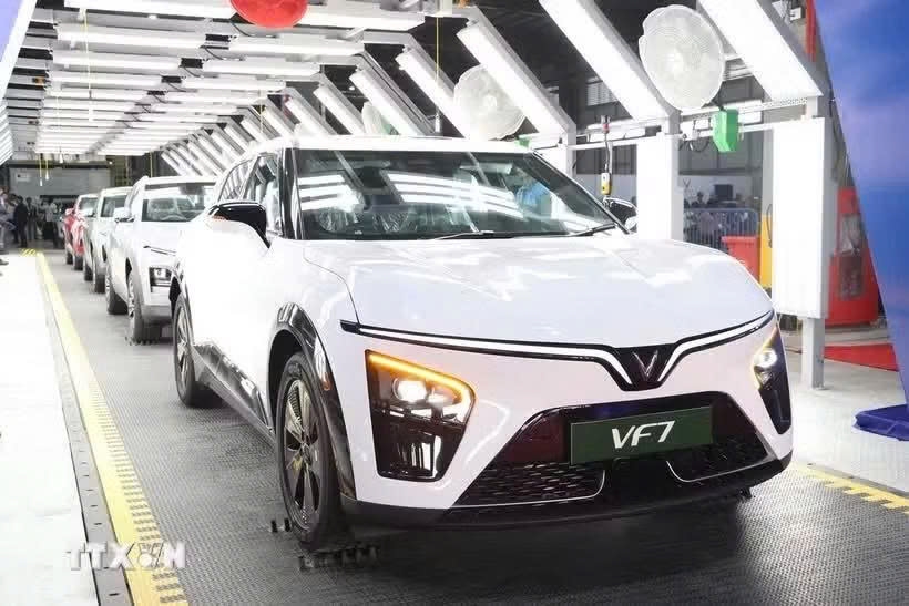 VinFast electric vehicles manufactured in India. (Photo: VNA)