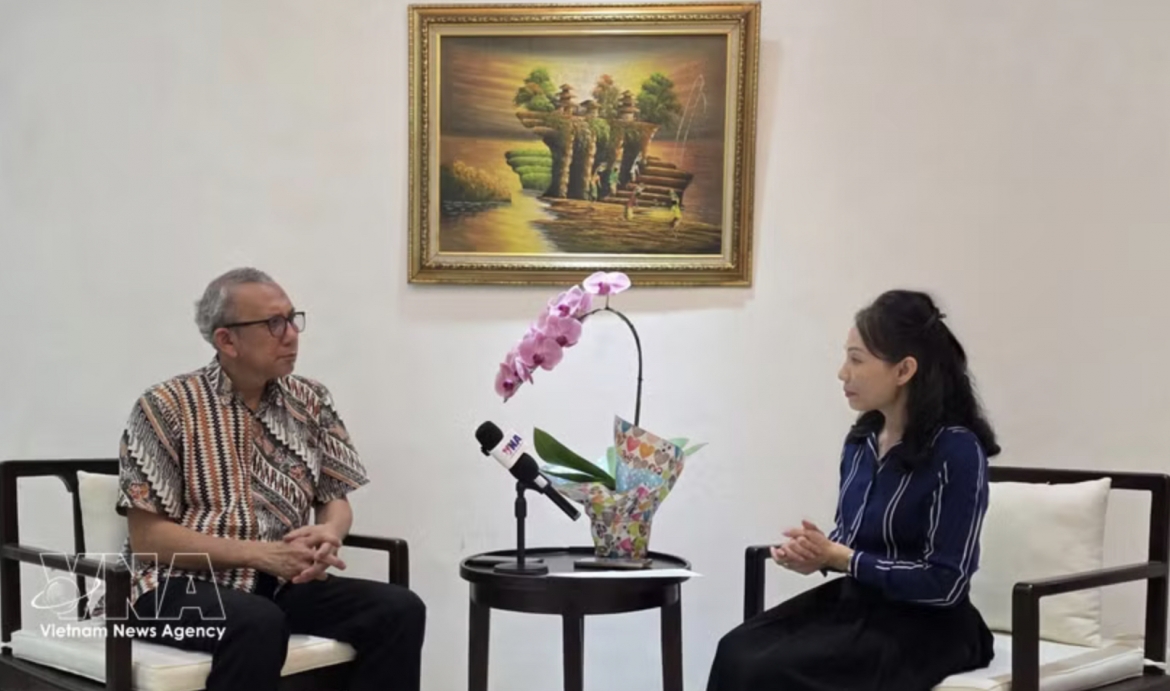 Beni Sukadis, Senior Coordinator at Indonesia’s Institute for Defence and Strategic Studies (Lesperssi) grants an interview to the Vietnam News Agency.