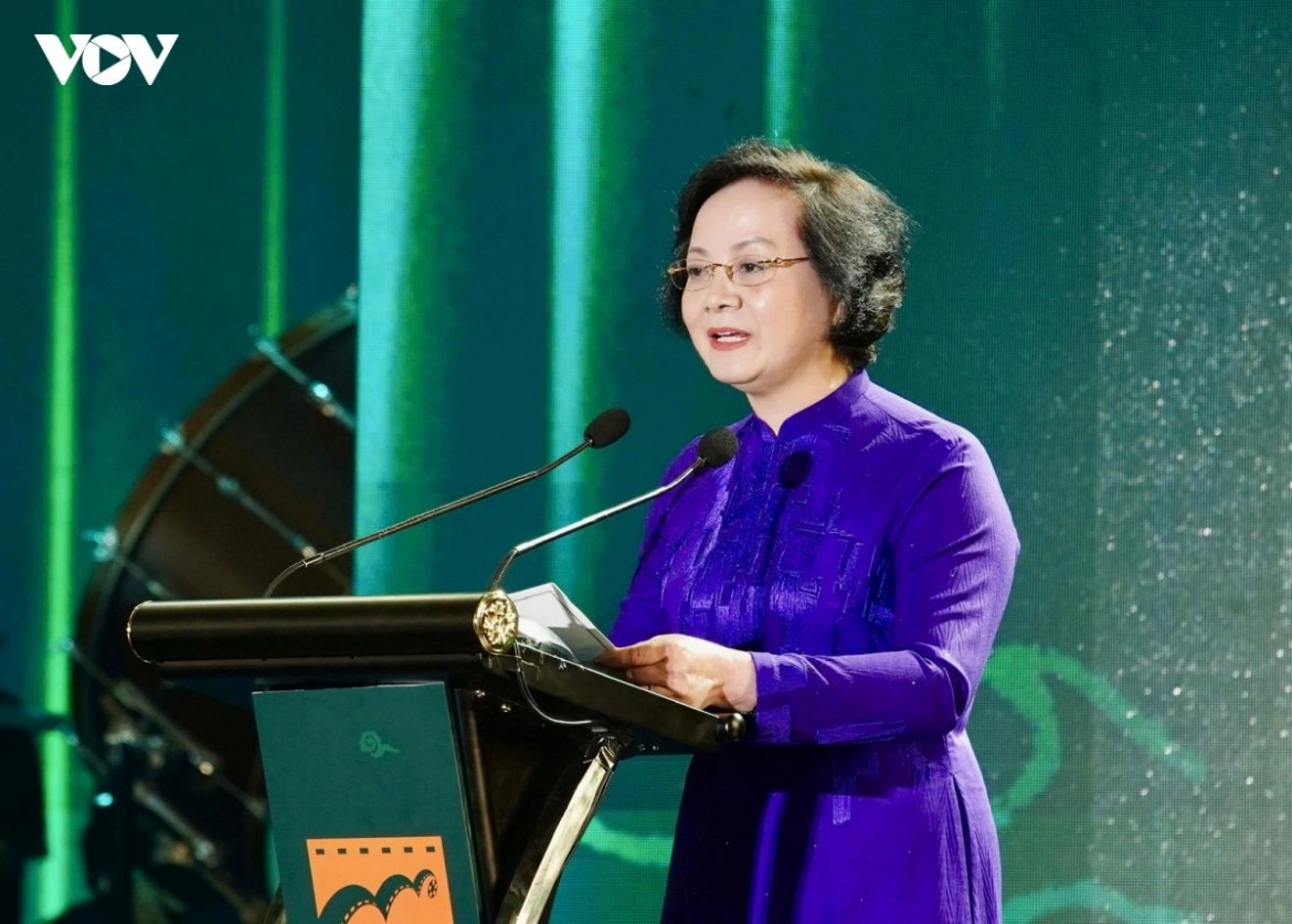 Deputy Prime Minister Pham Thi Thanh Tra praises DANAFF's rapid growth, describing the festival as an important bridge connecting Vietnamese cinema with the wider Asian film community