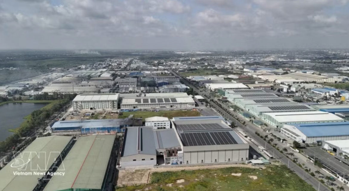 An industrial park in Tay Ninh province.