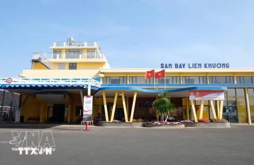 Lien Khuong International Airport in the central province of Lam Dong (Photo: VNA)