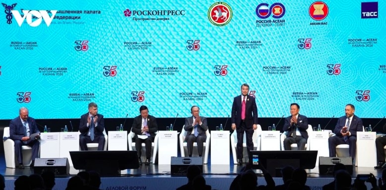 PM Le Minh Hung attends the opening ceremony of the ASEAN-Russia Business Forum.