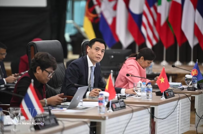 Deputy Minister of Foreign Affairs Dang Hoang Giang, who is also Head of the Vietnamese ASEAN Senior Officials’ Meeting (SOM) delegation. (Photo: VNA)