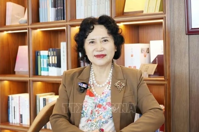 Senior Professor Tao Yitao, former Deputy Secretary of the Communist Party Committee of Shenzhen University and Director of the China Center for Special Economic Zone Research (Photo: VNA)