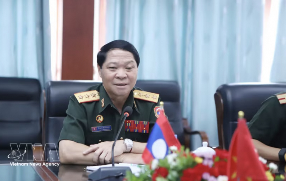 Gen. Lieut. Gen. Vongsone Inpanphim, Deputy Minister of National Defence and Director of the General Department of Politics of the Lao People’s Army