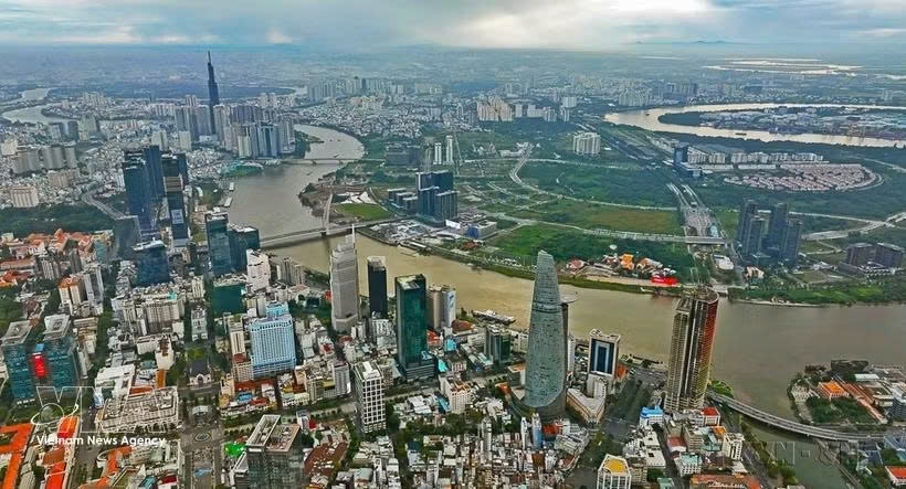 A view of Ho Chi Minh City - Vietnam's leading economic, cultural and tourism hub. (Photo: VNA)