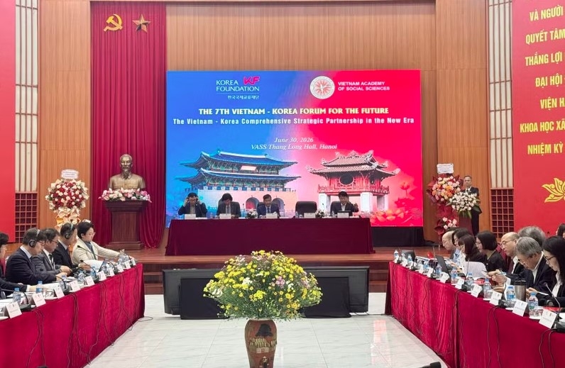 A view of the 7th Vietnam–Korea Forum for the Future (Photo: baochinhphu.vn)