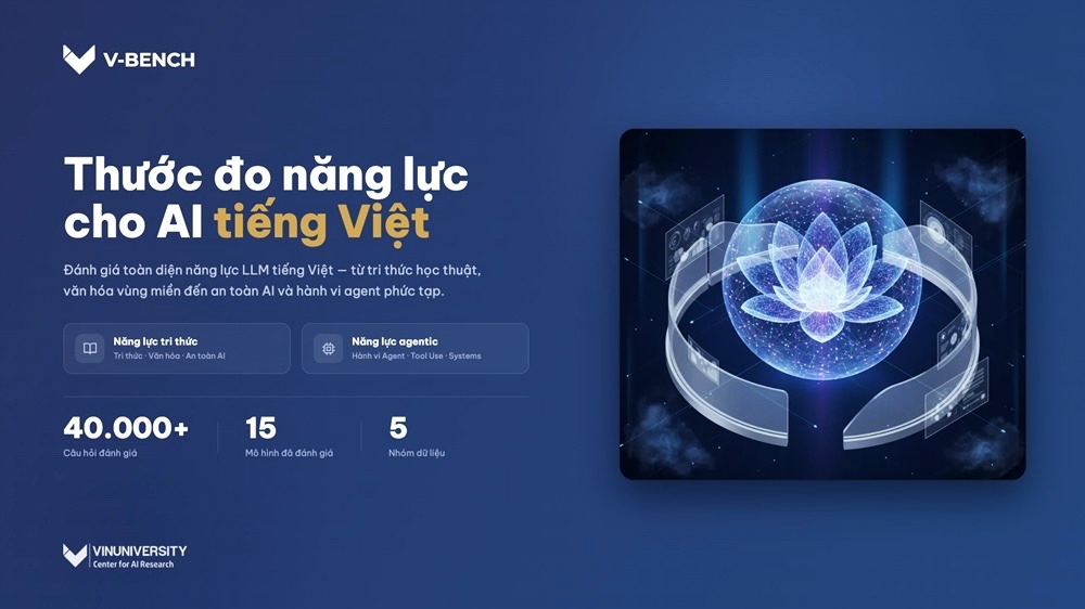 Vietnam has introduced V-Bench, an open and non-profit benchmark designed to evaluate how well large language models (LLMs) understand and use Vietnamese, in a move aimed at establishing a local standard for AI assessment