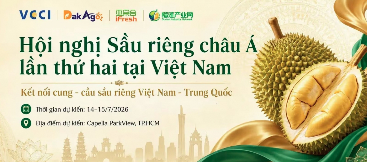 The Second Asia Durian Conference aims to promote stronger Vietnam–China durian supply chain cooperation