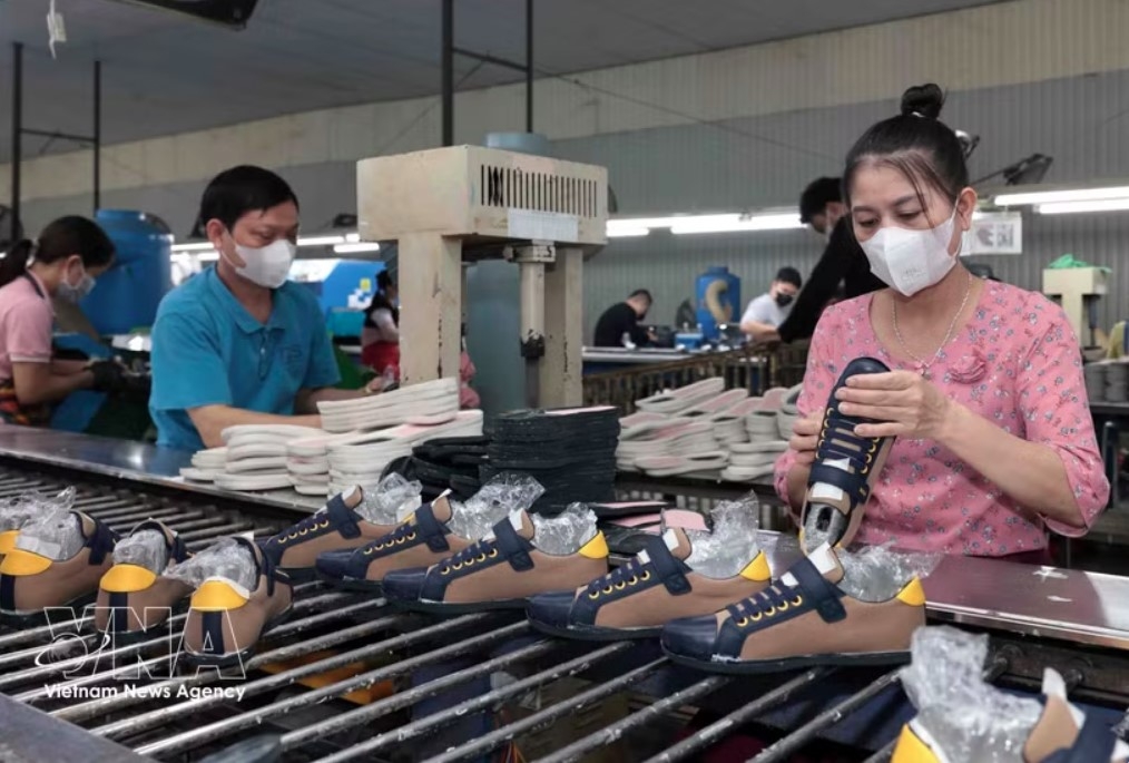 Ha Tay Shoes has secured numerous export orders from the US and European markets. (Photo: VNA)