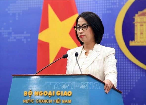 Foreign Ministry Spokesperson Pham Thu Hang (Photo: VNA)