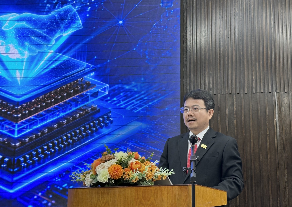 QTSC Director Tran Huu Dung speaks at the event (Photo: sggp.org.vn)