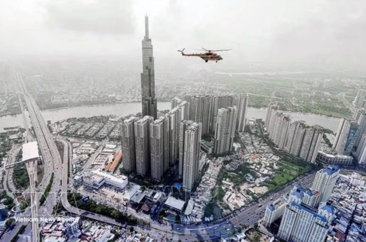 A bird's-eye view of Ho Chi Minh City