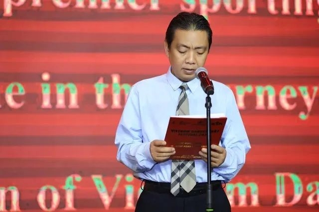 Deputy Minister of Culture, Sports and Tourism Hoang Dao Cuong addresses the event 
(Photo: Organisers)