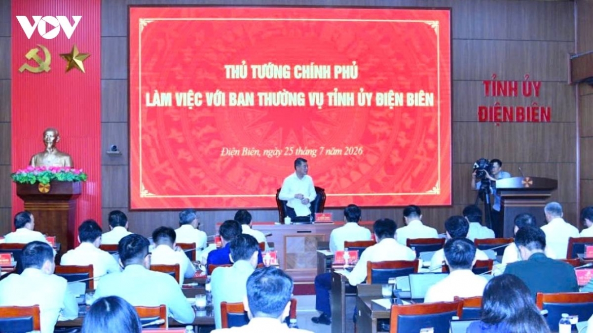 Prime Minister Le Minh Hung calls on Dien Bien to transform its border trade, tourism and logistics advantages into new drivers of economic growth