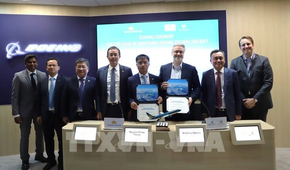 Overview of the signing ceremony (Photo: VNA)