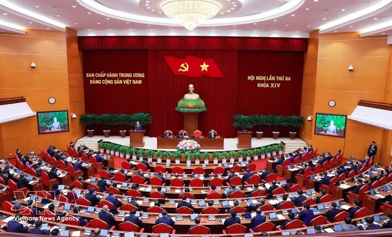 A view of the third plenum of the 14th Party Central Committee on July 23, 2026. (Photo: VNA)