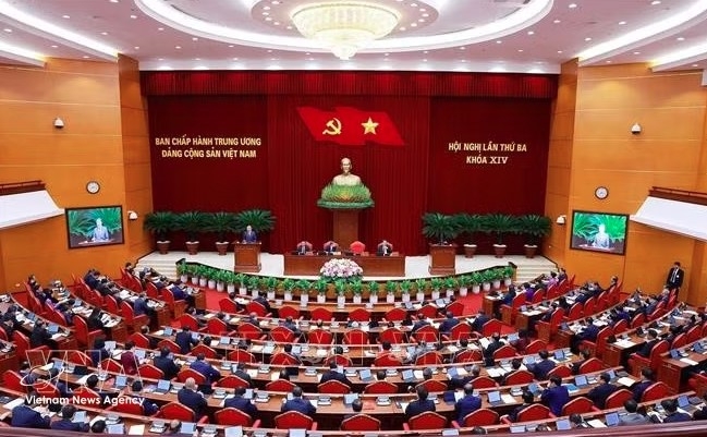 The opening session of the 14th Party Central Committee's third plenum (Photo: VNA)