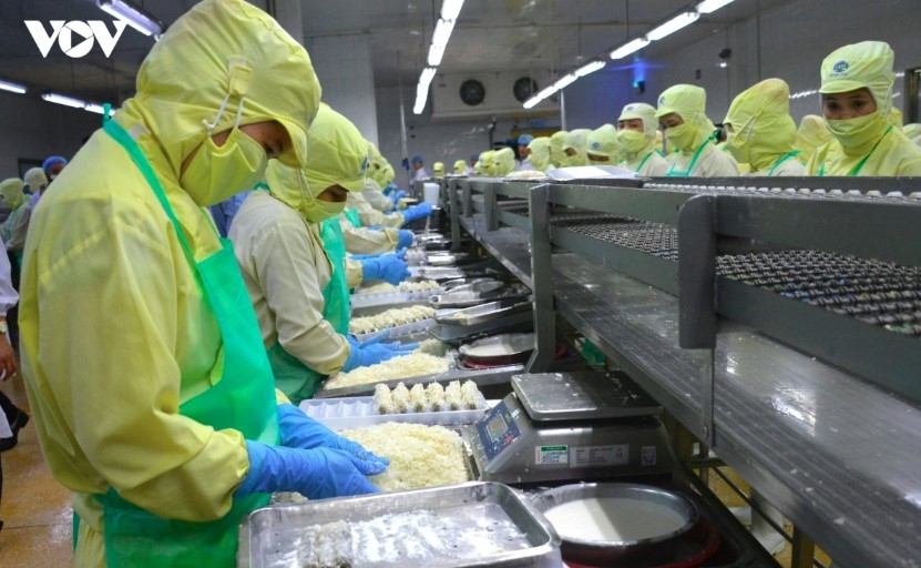 Vietnam's shrimp exports are up 14% to US$2.35 billion in the first half of 2026, driven by strong demand from China