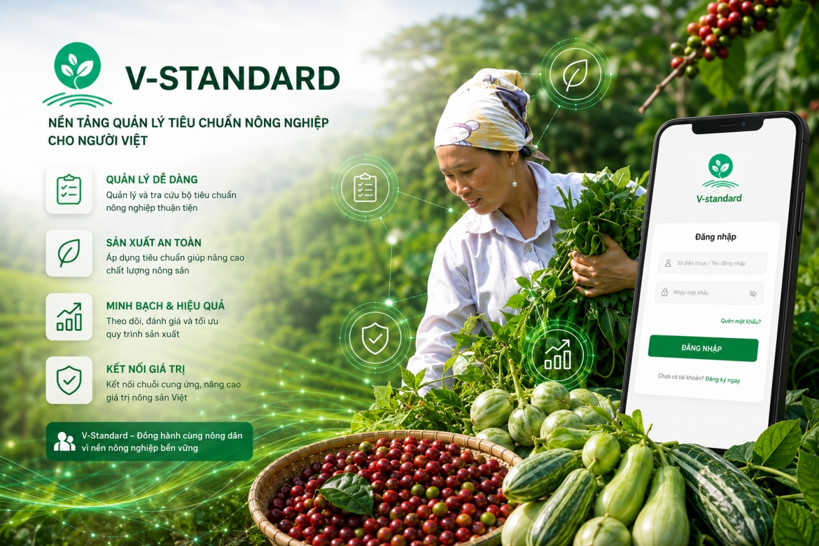 V-Standard platform combines emerging technologies, including artificial intelligence with a human-centred approach to modernise agricultural certification processes.