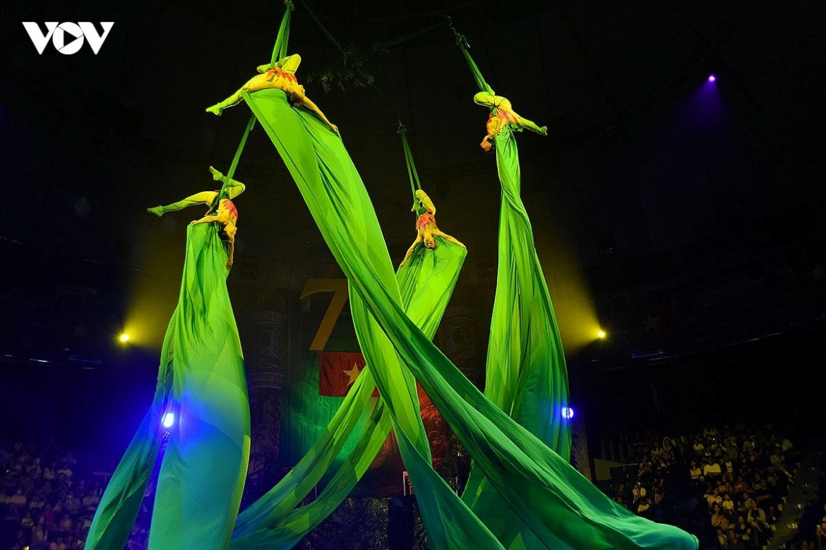 People’s Artist Tong Toan Thang, director of the Vietnam Circus Federation, says all shows at the Central Circus during the National Day holiday period are fully booked.
