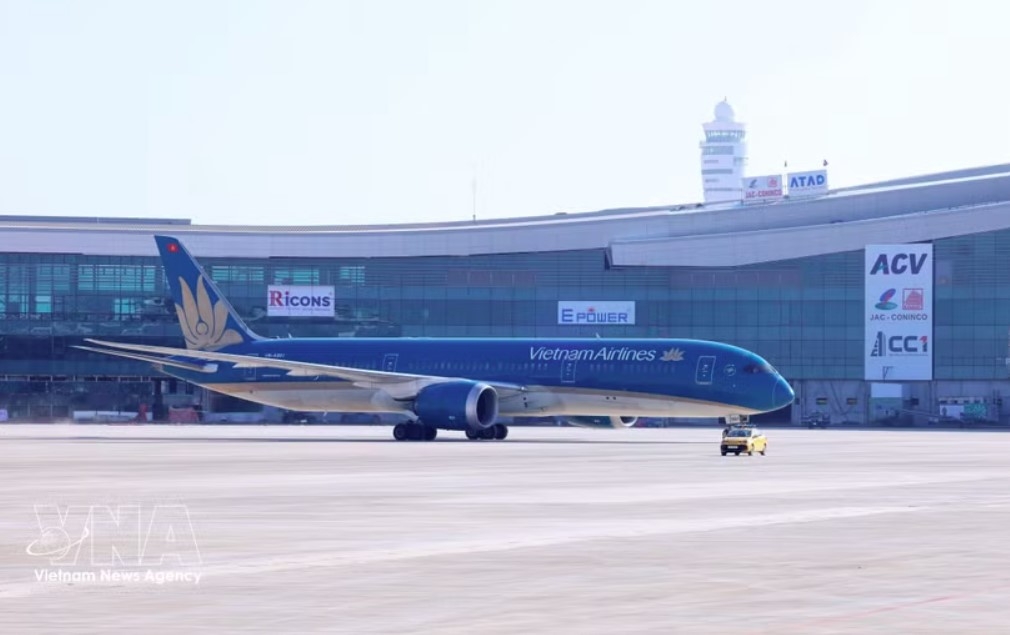 A Vietnam Airlines aircraft. (Photo: VNA)
