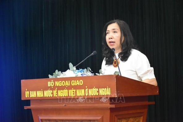 Deputy Minister of Foreign Affairs Le Thi Thu Hang speaks at the event (Photo: VNA)