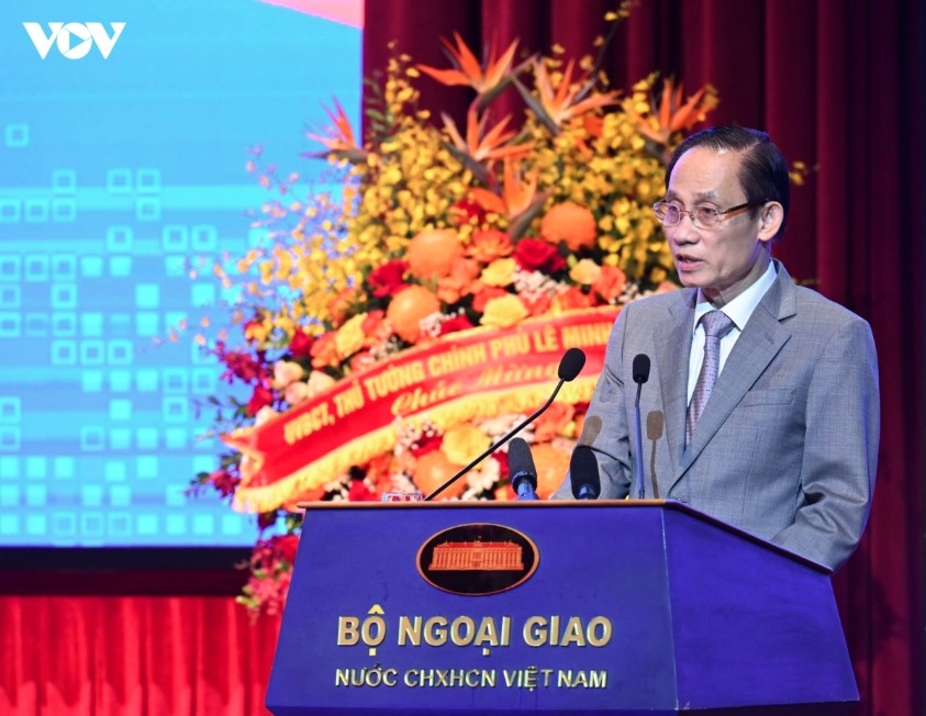 Foreign Minister Le Hoai Trung highlights outstanding achievements of the 2021-2025 period.
