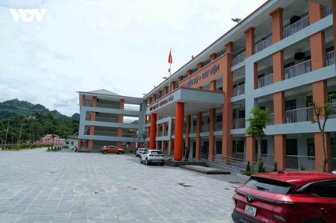 Fully equipped facilities provide improved learning, accommodation, and daily living conditions for ethnic minority children in border areas.