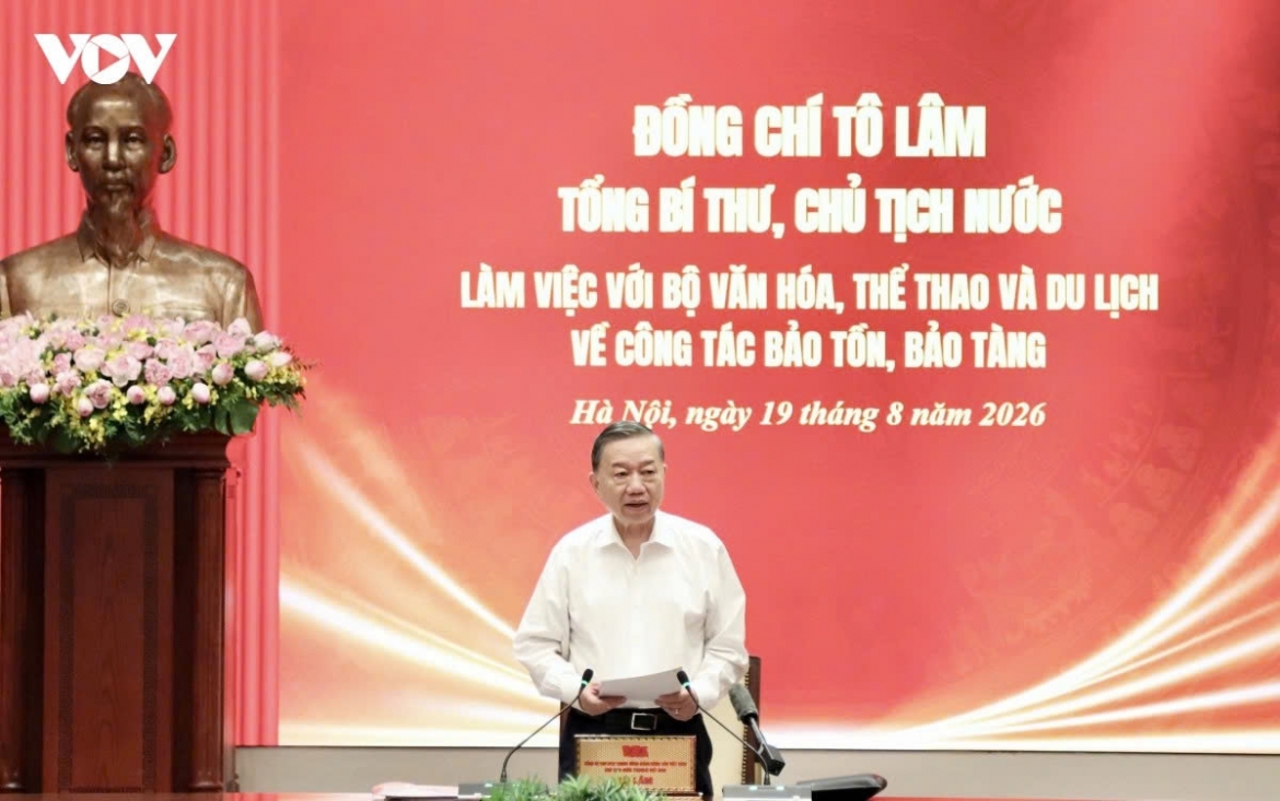 Party General Secretary and State President To Lam calls on the cultural sector to move beyond preserving existing heritage and actively create, document and protect values that could become part of the nation’s heritage for future generations