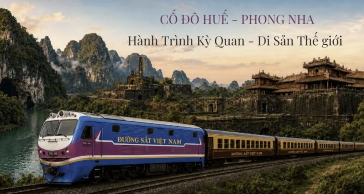 Hue–Phong Nha tourist train set for September launch (Photo published by VNA)