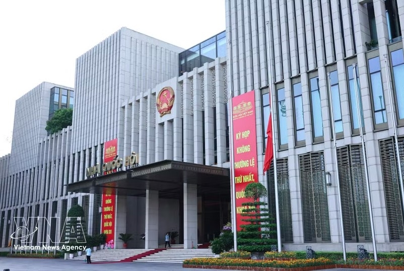 The headquarters of Lao National Assembly (Photo: VNA)