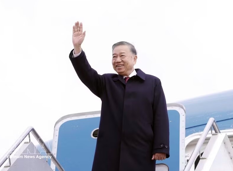 General Secretary of the Communist Party of Vietnam Central Committee and President To Lam leaves Canberra at noon on August 12 (local time) for a state visit to New Zealand. (Photo: VNA)
