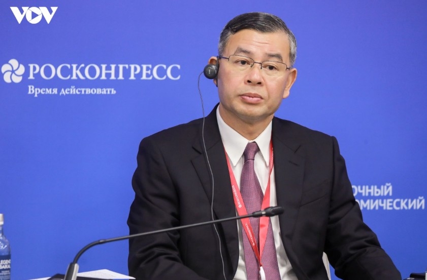 Minister of Finance Ngo Van Tuan at the event