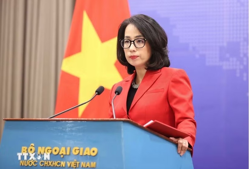Foreign Ministry Spokesperson Pham Thu Hang (Photo : VNA)