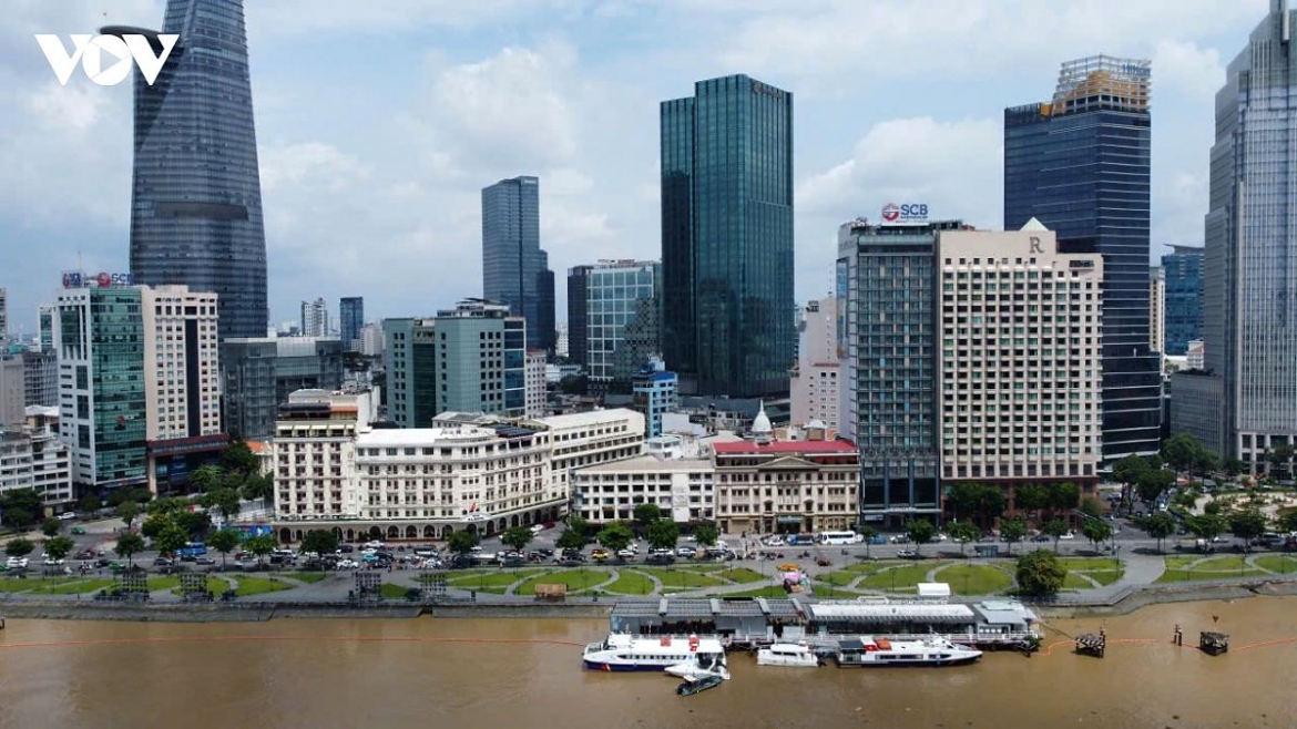 Hanoi and Ho Chi Minh City have been positioned as Vietnam's major growth poles. In the photo is a corner of Ho Chi Minh City.